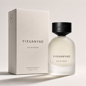 Botellas de <span class=keywords><strong>Perfume</strong></span> de Vidrio Redondas Vacías de Lujo Personalizadas de 30 ml, 50 ml y 100 ml, Botella de Spray Transparente con Caja de Empaque - Product Image 1