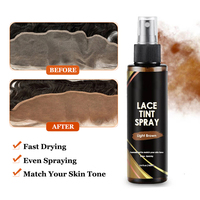Dsoar 38ml Colle liquide imperméable pour perruque Lace Front, adhésif élastique, spray teinté pour bande de fixation, accessoires pour extensions de perruque