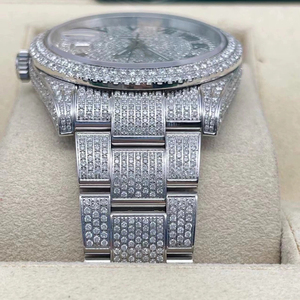 Groothandel Op Maat Vs D Moissanite Horloge Voor Mannen Roestvrijstalen Band Waterbestendig Ijsmechanisch Ontwerp Passeert <span class=keywords><strong>Tester</strong></span> - Product Image 6