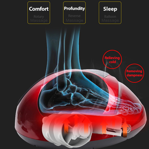 Masajeador de pies completamente envuelto con bolsa de aire de Venta caliente 2025 con vibración de calefacción para uso personal en el hogar - Product Image 4