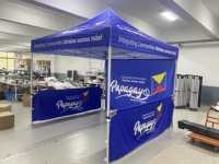 Salon professionnel pliant 3x3m tente auvent chapiteau Pop Up Gazebo