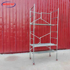 Banc de travail industriel pliable pour charpentier, peintre, jardinier, mini échafaudage mobile, acier résistant à la corrosion, tube en acier haute résistance - Product Image 6