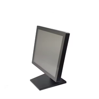 17 pouces haute résolution 1280*1024 moniteur à écran tactile capacitif Interface USB et DVI nouveau produit avec support
