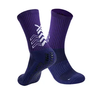 Grip Sock Fútbol Profesional antideslizante Entrenamiento Calcetines personalizados Hombres Mujeres Toalla de fricción Calcetines inferiores Fútbol