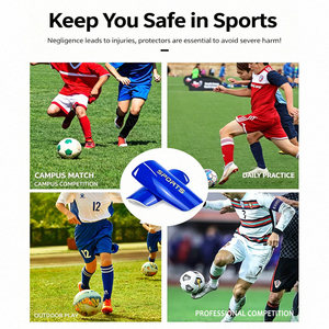 Protection de mollets légère pour le <span class=keywords><strong>sport</strong></span>, fabrication en gros, protège-tibias de football pour garçons et filles - Product Image 6