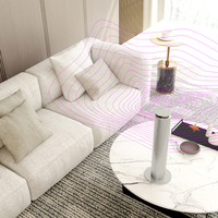 Diffuseur d'arômes électrique sans eau Auramor, huile parfumée, métal, table, fonctionne sur piles, domestique, 1 an, contrôlé par application, type-C