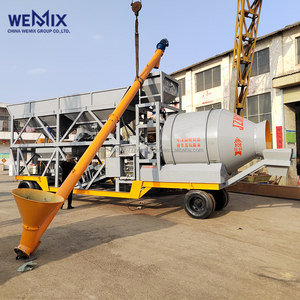 YHZM1000 Centrale à béton mobile Centrale à béton mobile Mélangeur à tambour Mélangeur à tambour Centrale à béton mobile - Product Image 1