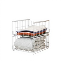 Organisateur de placard, étagère de style tiroir, séparateur de garde-robe, support pour le rangement des vêtements, organisation de l'espace intérieur de l'armoire
