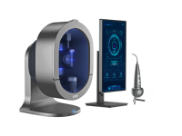 Penganalisa kulit 3D AI, pemindai wajah cermin ajaib UV deteksi kelembaban peralatan profesional untuk Spa Rumah