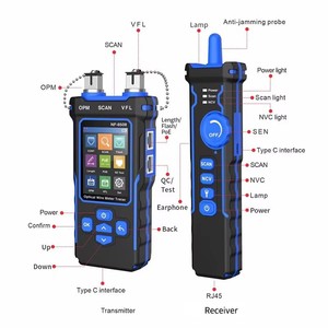 NF-8508 Netwerkkabeltester met optische vermogensmeter, CAT5 CAT6 Ethernet RJ45 lijnzoeker, VFL, 200M kabeltestmeter - Product Image 3