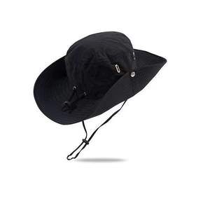 Sombrero de Pescador para Hombre, Ajustable, de Ala Ancha, Protección Solar, para Verano, Senderismo, Pesca, Ciclismo, de Lona de Algodón, Estilo Casual - Product Image 3