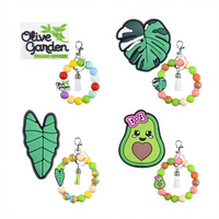 Gelang Manik-Manik Kustom dengan Manik Fokus Buatan Tangan untuk Hari Paskah, Hari Ibu, Hari Ayah, Hadiah untuk Perawat, Menampilkan Manik-Manik Silikon Kustom