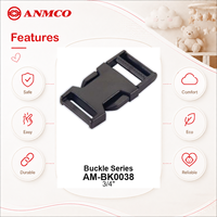 Ceinture de sécurité à 3 points avec dégagement central, boucle en plastique de 25 mm pour siège rehausseur bébé – Approvisionnement direct usine