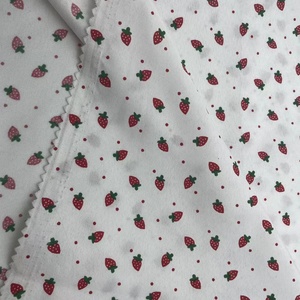 China hogar textil impreso fresas tejido 70Gsm cepillado microfibra 100% poliéster Pongee tela para textiles para el hogar - Product Image 5