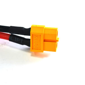 カスタムメイドのワイヤーハーネス M12-4P メス（フラッグ付き）から XT60 オス コネクタ バッテリーケーブル - Product Image 4