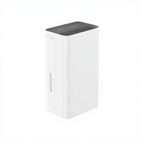 Déshumidificateur à compresseur 12L pour usage domestique, avec minuterie 24h, dégivrage automatique, connexion Wi-Fi, fonction ions négatifs et réservoir d'eau amovible