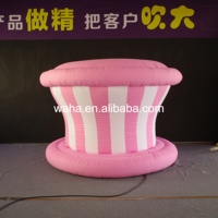Chapeau Haut de Forme Gonflable Magique et Fantaisiste, Publicité Promotionnelle Gonflable pour Carnaval et Centre Commercial