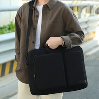 Nouvelle sacoche pour ordinateur portable de grande capacité pour hommes, sac à bandoulière et sacoche de messager pour affaires