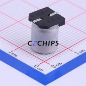 ตัวเก็บประจุแบบอิเล็กโทรไลต์อะลูมิเนียม SMD รุ่น VEU101M1VTR-0810, ขนาด D8xL10 มม. 100uF 20% 35V 8 มม. - Product Image 2