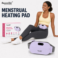 Dispositivo Eléctrico de Masaje para Alivio del Dolor Menstrual, Terapia de Calor Abdominal, Herramienta de Cuidado Menstrual