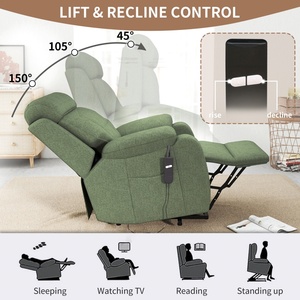Fauteuil inclinable électrique extensible de style détente pour personnes âgées, idéal pour le bureau à domicile et le salon – En stock aux États-Unis - Product Image 6
