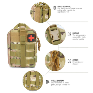 Anthyrive Medische Molle Emt Ifak Pouch Nood Survival Bag <span class=keywords><strong>Trauma</strong></span> <span class=keywords><strong>Kit</strong></span> Tactische EHBO <span class=keywords><strong>Kit</strong></span> Tactische Gevechtstrauma <span class=keywords><strong>Kit</strong></span> - Product Image 6