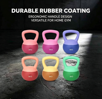 Kettlebells en PVC souple et résistant pour femmes, pour la musculation à domicile, poids d'exercice colorés pour l'entraînement de force