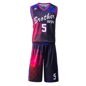 Best selling best cheap reversible sublimation basketball uniforms design - Product Image 3