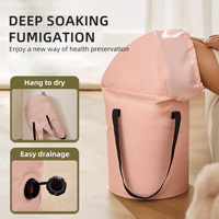 Seau de bain de pieds pliant en PVC isolation longue durée seau de bain de pieds domestique voyage Camping seau de bain de pieds Portable