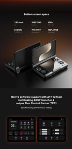 AYN Thor 6 pouces, résolution 1920x1280, batterie 6000 mAh, smartphone Android 13 avec Wi-Fi, 16 Go de RAM, écran tactile, console de jeu portable - Product Image 6