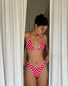 Swimwear Custom Made Women's <strong>Sexy</strong> Brazilian Dot Bikini 2 Piece Cheeky Swimsuit Custom Biobase Bikini Manufacturer - Product Image 3