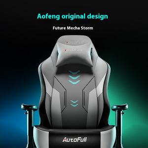 <span class=keywords><strong>AutoFull</strong></span>-Reposabrazos Mecánicos Plegables, Reposabrazos con Marco de Soporte para Pies, Silla de Juegos, Ventilación, Cuero Transpirable Ultrasuave - Product Image 2