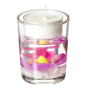Clear Fayer Color Smokeless Ocean <strong>Valentines</strong> Scented Gel Wax Jelly <strong>Candle</strong> - Product Image 5