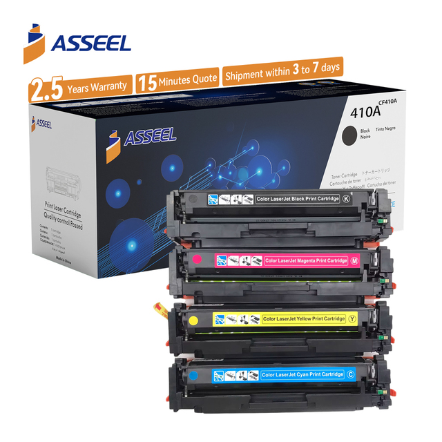 410A CF410A CF411A CF412A CF413A CRG-046 CRG-046H Compatible Laser Toner for HP Pro M452/MFP M477 Printer Color Toner Cartridges
