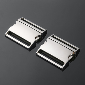 Hebilla Deslizante Jiuyuan de Aleación Plateada para Bolsos, Accesorio de Ferretería Duradero y Ajustable - Product Image 2