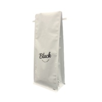 Sacs à café personnalisés en papier coton avec soufflet latéral et valve pour grains de café/thé, qualité alimentaire