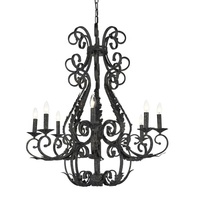 Simig éclairage américain minimaliste antique éclairage rustique lustre en fer forgé vintage suspension lumières pour salon