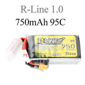 Ventes chaudes Batterie LiPo Tattu R-Line 1.0 750mah 11.1V 14.8V 95C 3S 4S1P avec prise XT30 pour drone de course FPV RC - Product Image 4