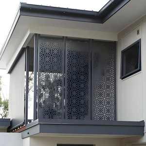 Schermi decorativi esterni in alluminio per esterni in acciaio con <span class=keywords><strong>taglio</strong></span> <span class=keywords><strong>Laser</strong></span> in metallo per balcone, <span class=keywords><strong>ringhiera</strong></span> per <span class=keywords><strong>taglio</strong></span> <span class=keywords><strong>Laser</strong></span> - Product Image 5
