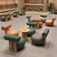 Table et chaise pour salon de desserts, jus et glaces, bibliothèque, bar, espace lounge, club, négociation, réception, café, canapé, table de café