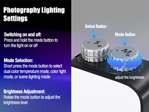 Lumière vidéo RGB portable et stable avec <span class=keywords><strong>logo</strong></span> personnalisé, 13 effets lumineux, luminosité réglable de 1 à 100 %, garantie 1 an, étanche et antichoc - Product Image 5