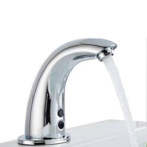 Grifos de <span class=keywords><strong>lavabo</strong></span> sin contacto, de latón, con batería de alimentación infrarroja, automáticos, para Baño - Product Image 2