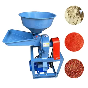 Molinillo eléctrico de granos, fresadora de maíz, molinillo de Chile pequeño, molinillo de harina, máquina de fabricación de polvo fino para uso doméstico