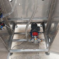 Machine de remplissage semi-automatique à 2 ou 4 têtes pour eau en fût, boissons, parfums, jus, liquides, 3 à 5 gallons