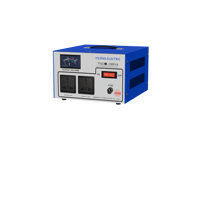Stabilisateur de tension monophasé 1 kVA SVC AVR TND de type pointeur, personnalisable pour applications résidentielles et commerciales