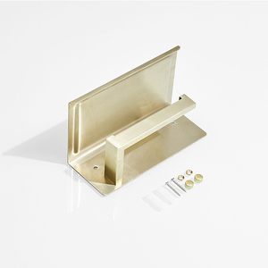 Nuovo Arrivo: Portarotolo Moderno Quadrato in Acciaio Inox SUS304 con Mensola, Montaggio a <span class=keywords><strong>Parete</strong></span> per Cucina e Bagno - Product Image 3