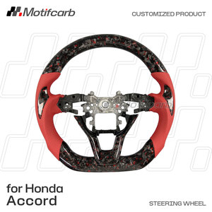 Volante Deportivo Personalizado de Fibra de Carbono con Palancas de Cambio para Honda Accord Odyssey de Décima Generación 2018-2024 - Product Image 2