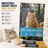Friandises humides en purée crémeuse sans céréales pour chats, saveur poulet, riches en protéines, faibles en gras, friandises à lécher en gros pour animaux de compagnie, marque privée