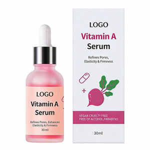 Sérum à la vitamine A - Collagène + Bétaïne, Sérum anti-âge stimulant l'élasticité et lissant les rides pour tous les types de peau - Product Image 1