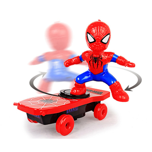 Scooter <span class=keywords><strong>Spider</strong></span>-<span class=keywords><strong>Man</strong></span>, jouet relaxant et intéressant, acrobaties, action et jouet, <span class=keywords><strong>robot</strong></span> chantant avec lumière, danse, héros, figurines d'anime - Product Image 4